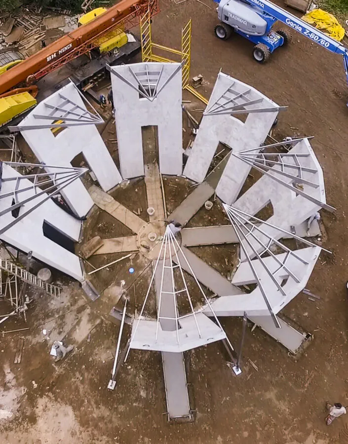 Do chão ao céu: veja como foi construída a obra inaugurada em 2019 no Inhotim.