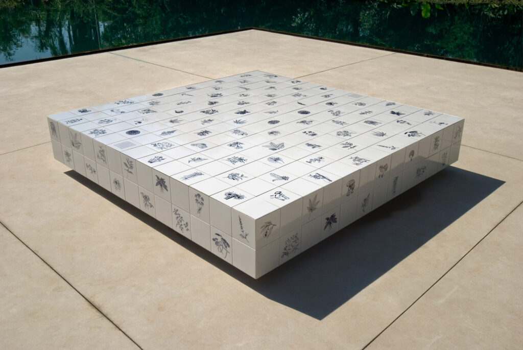 Obra Panacea Phantastica, 2004-08, de Adriana Varejão, Acervo de arte contemporânea Inhotim