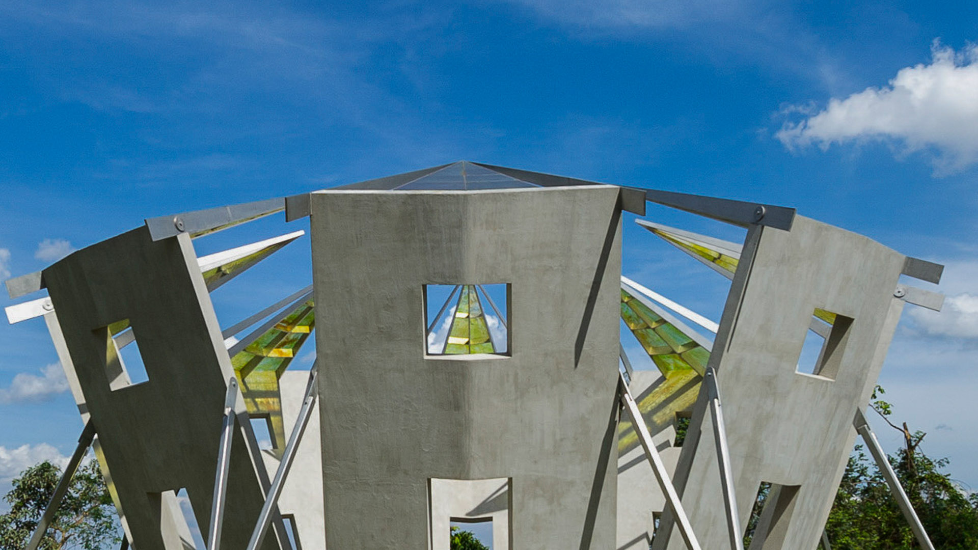 Obra Sem título, 2019, de Robert Irwin. Acervo de arte contemporânea do Inhotim