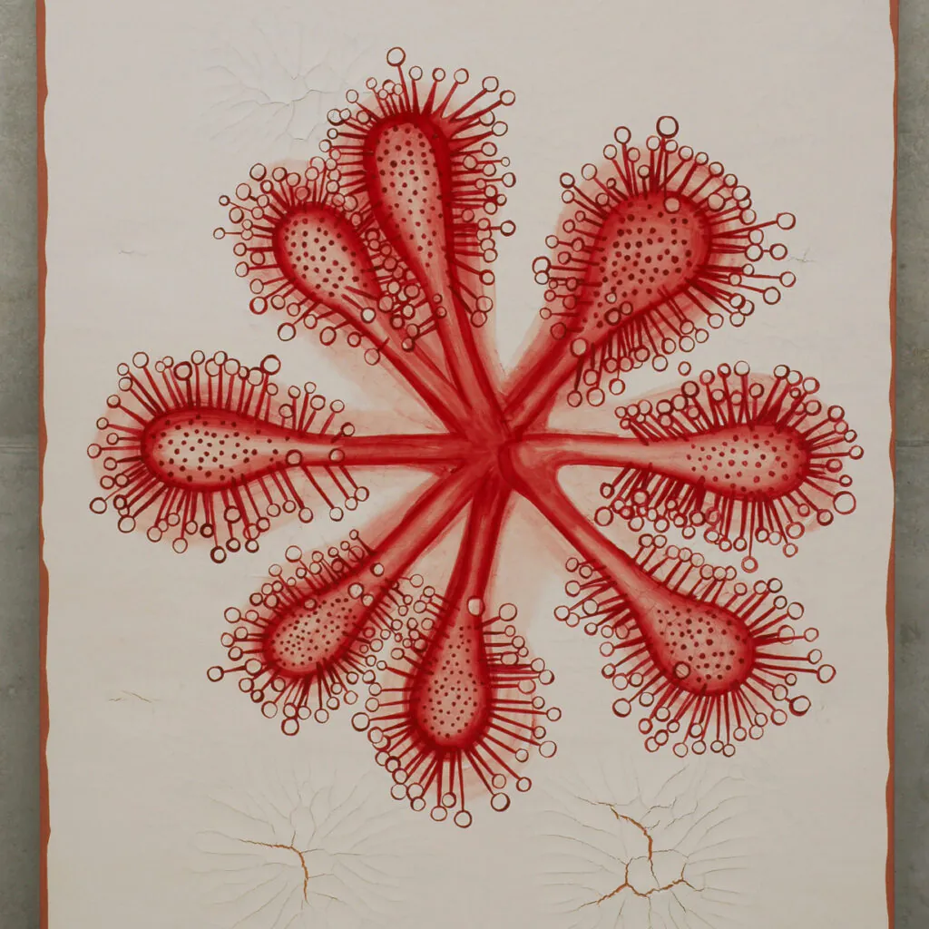 Adriana Varejão, Carnívoras, 2008, [detalhe], óleo e gesso sobre tela, dimensões variáveis. Foto: Vicente de Mello