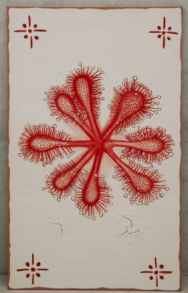 Obra Carnívoras, 2008, de Adriana Varejão. Acervo de arte contemporânea Inhotim