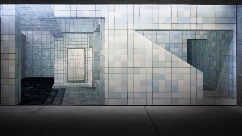 Obra O Colecionador, 2008, de Adriana Varejão. Acervo de arte contemporânea Inhotim