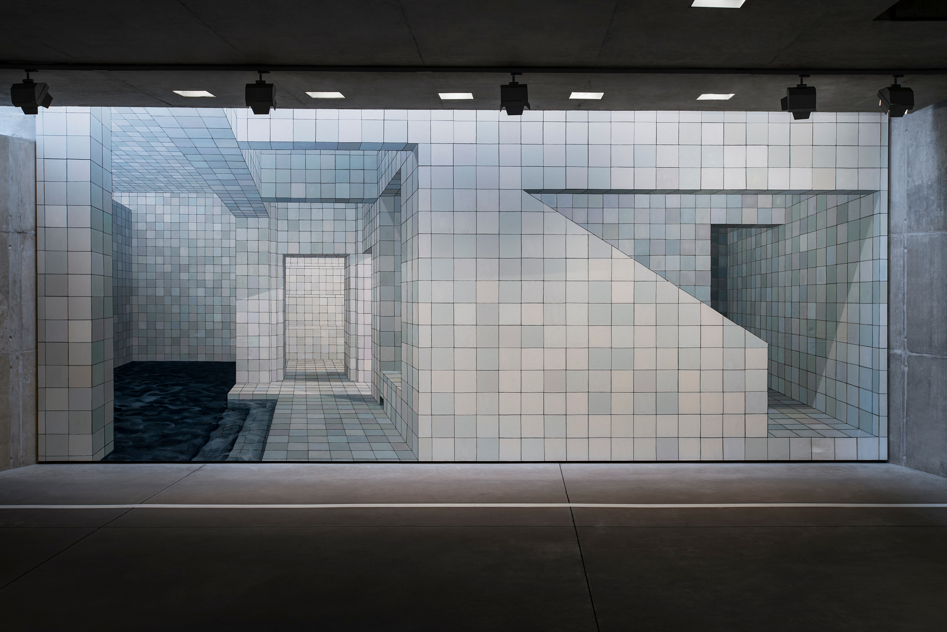 Obra O Colecionador, 2008, de Adriana Varejão. Acervo de arte contemporânea Inhotim