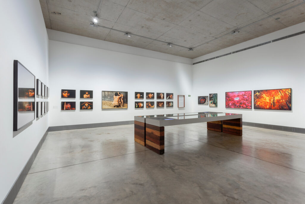 Eixo A terra, Galeria Claudia Andujar. Acervo de arte contemporânea Inhotim