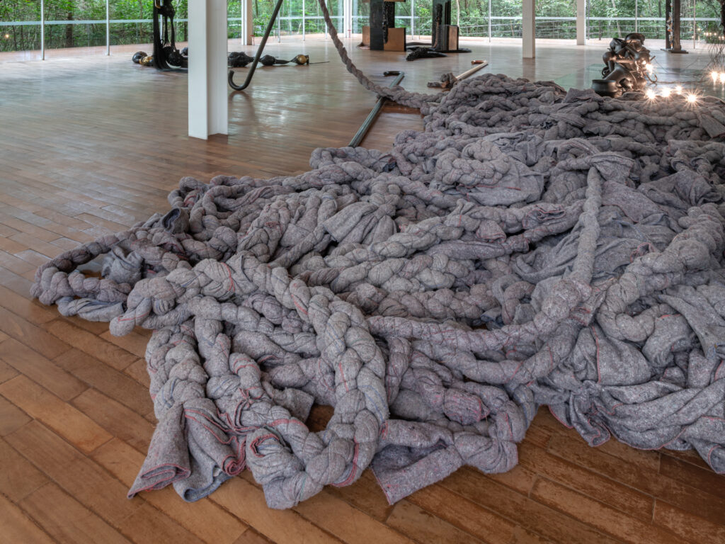 Obra Tereza, 1998, de Tunga. Acervo de arte contemporânea Inhotim