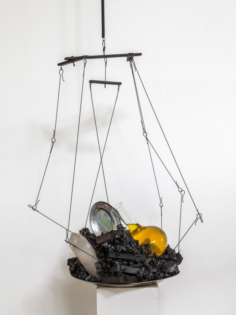 Obra X-Estudo, 2009, de Tunga. Acervo de arte contemporânea Inhotim