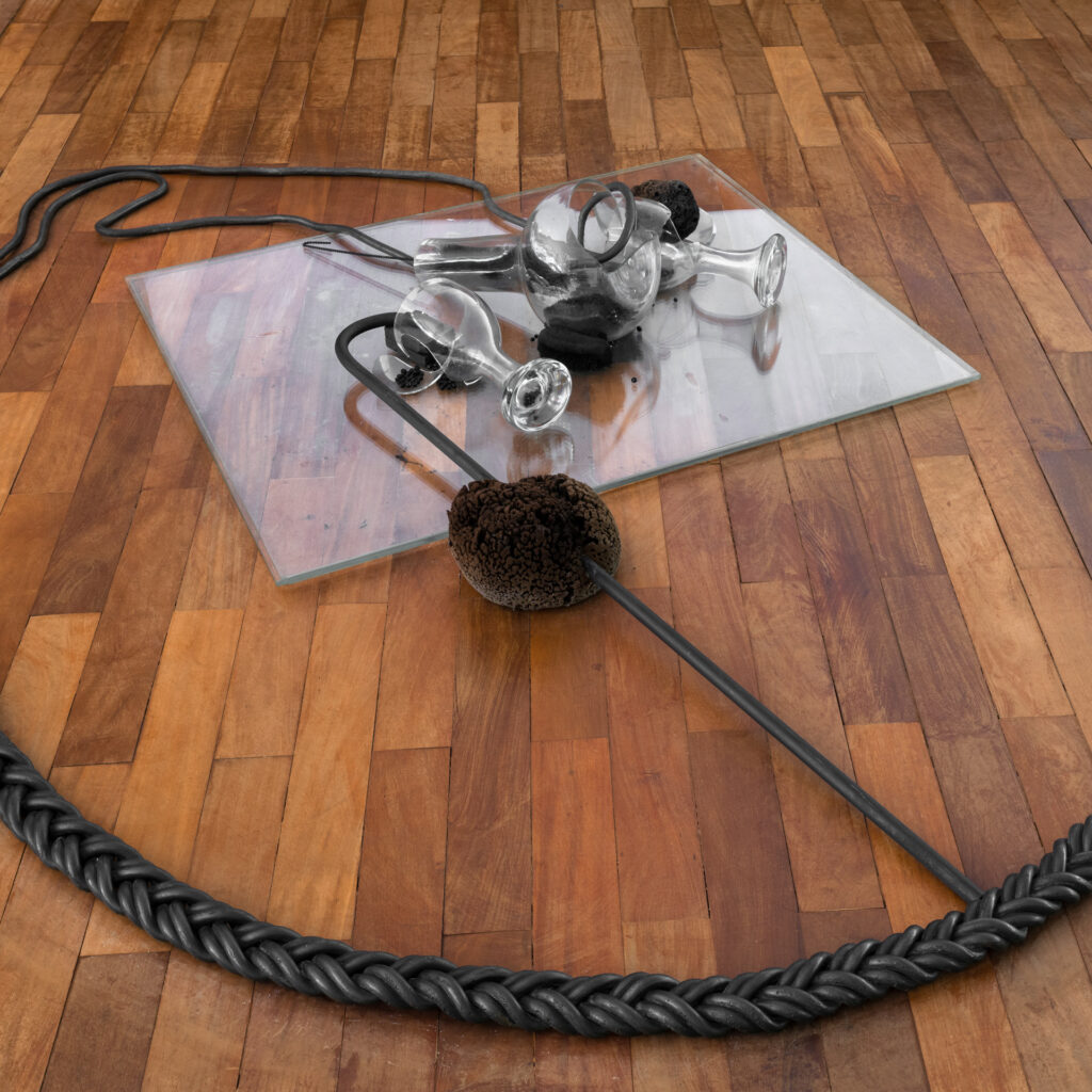 Obra sem título, 1999, de Tunga. Acervo de arte contemporânea Inhotim