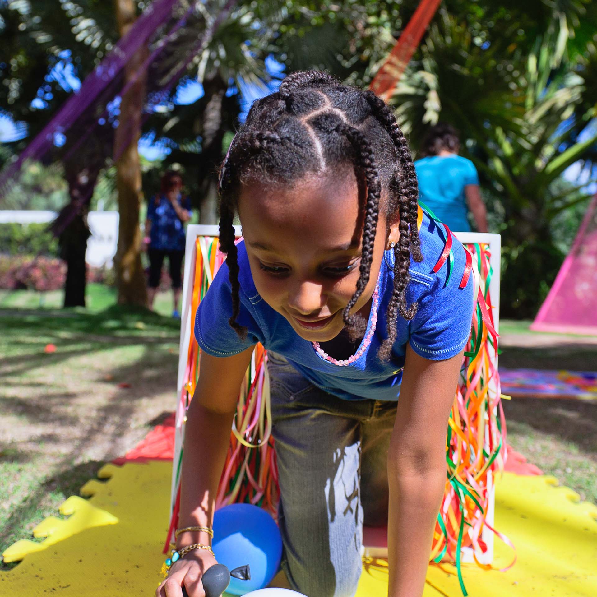 Educational Station: Children's Week. Different activities for children at Inhotim on October 12, 15 and 16. Photo: William Gomes.