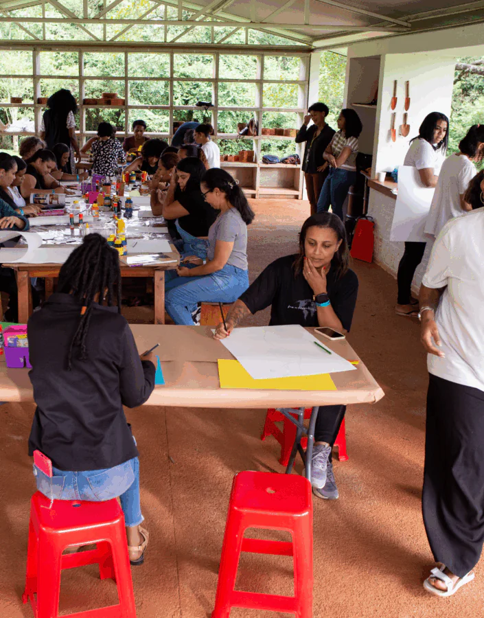 Projeto Lab Mães 2025 fomentou os sonhos e o empreendedorismo entre mulheres de Brumadinho. Foto: Giselle Dietze