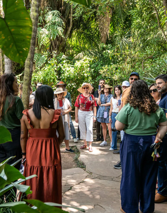 Participe das Conversas sobre o Acervo do Inhotim: gratuitas para visitantes e destinada a pessoas de todas as idades.  Foto: Daniela Paoliello