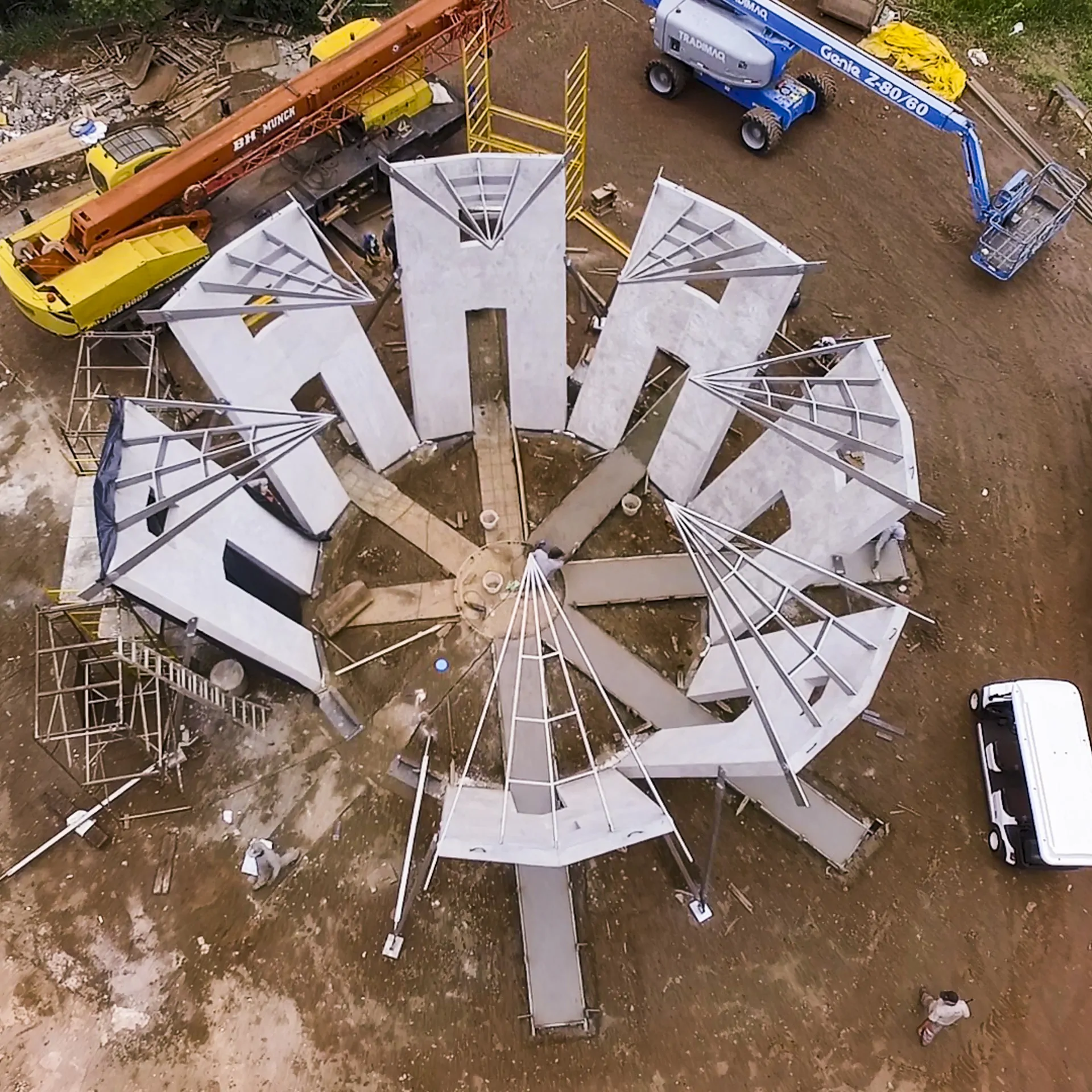 Do chão ao céu: veja como foi construída a obra inaugurada em 2019 no Inhotim.