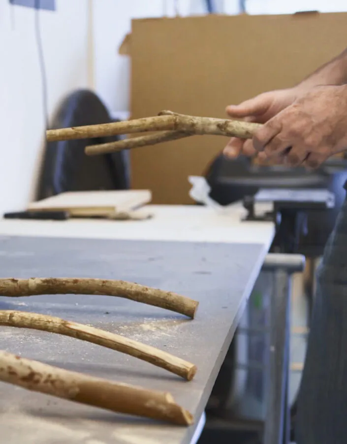 O processo de criação do trabalho do Marcius Galan para o Múltiplos Inhotim.