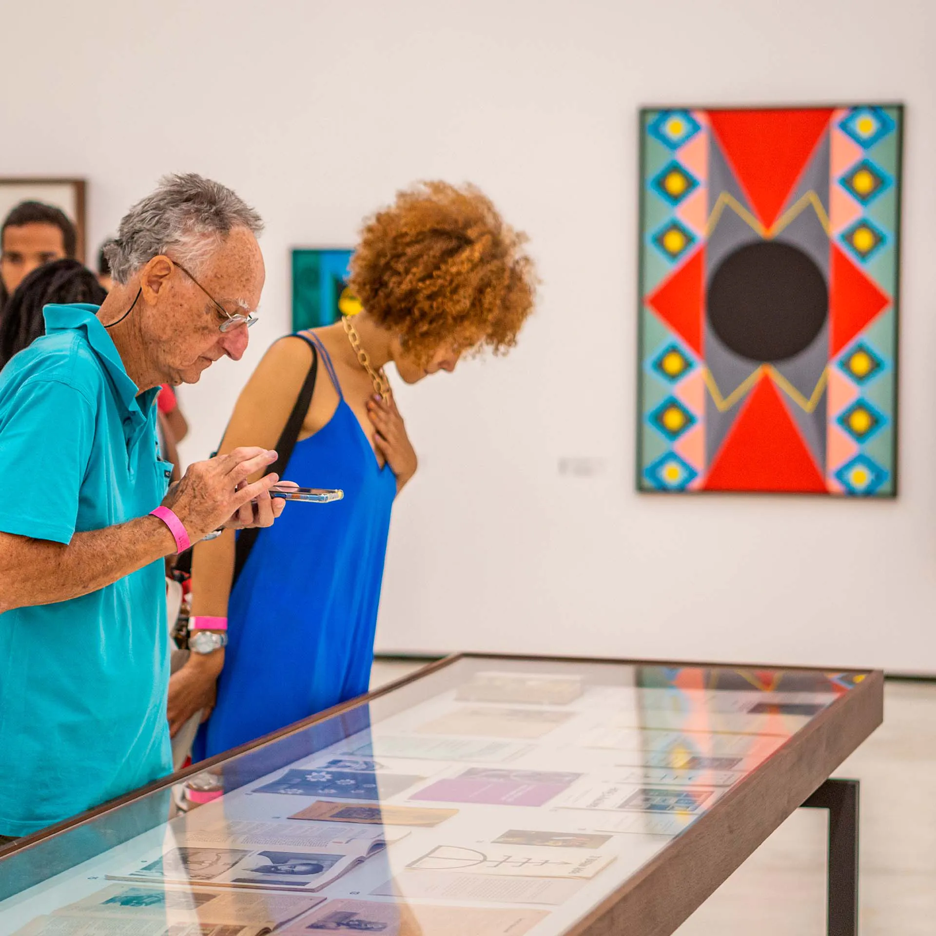 Desde 2021, a Galeria Mata recebe obras que retratam o legado multidisciplinar de Abdias Nascimento. Foto: Patrick Arley