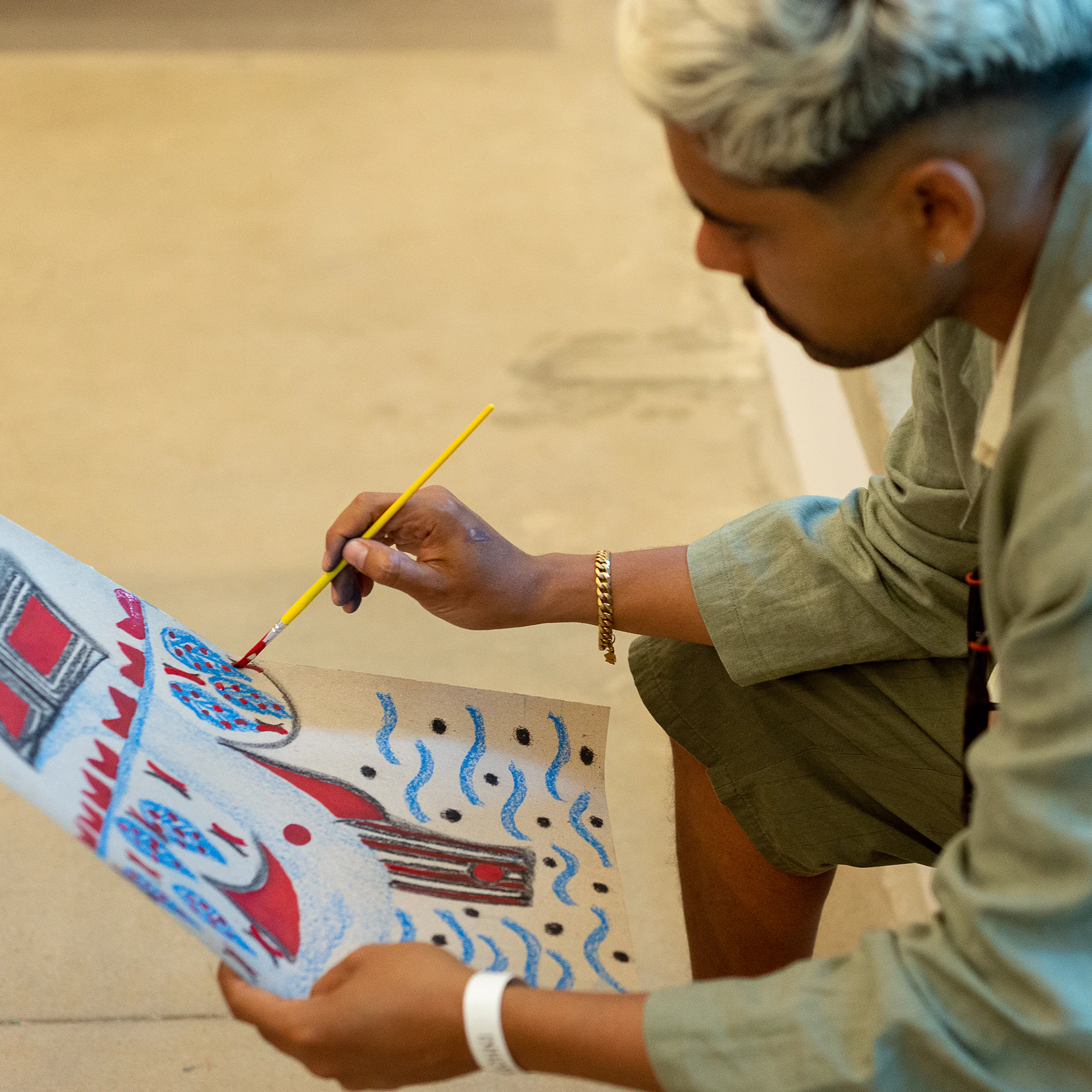 The Moving Atelier invites you to join activities in different parts of Inhotim, experiencing art and nature. Photo: Giselle Dietze