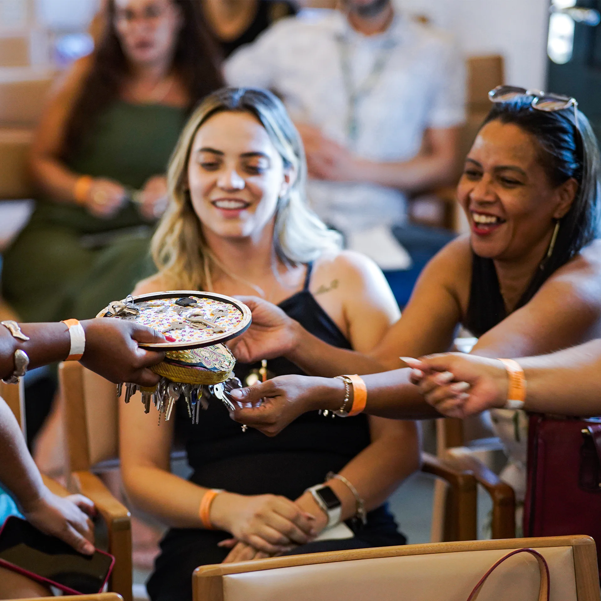 Project seeks to build experiences between basic education teachers and the contemporary art production from the Institute's collection. Photo: Hélio Rodrigues