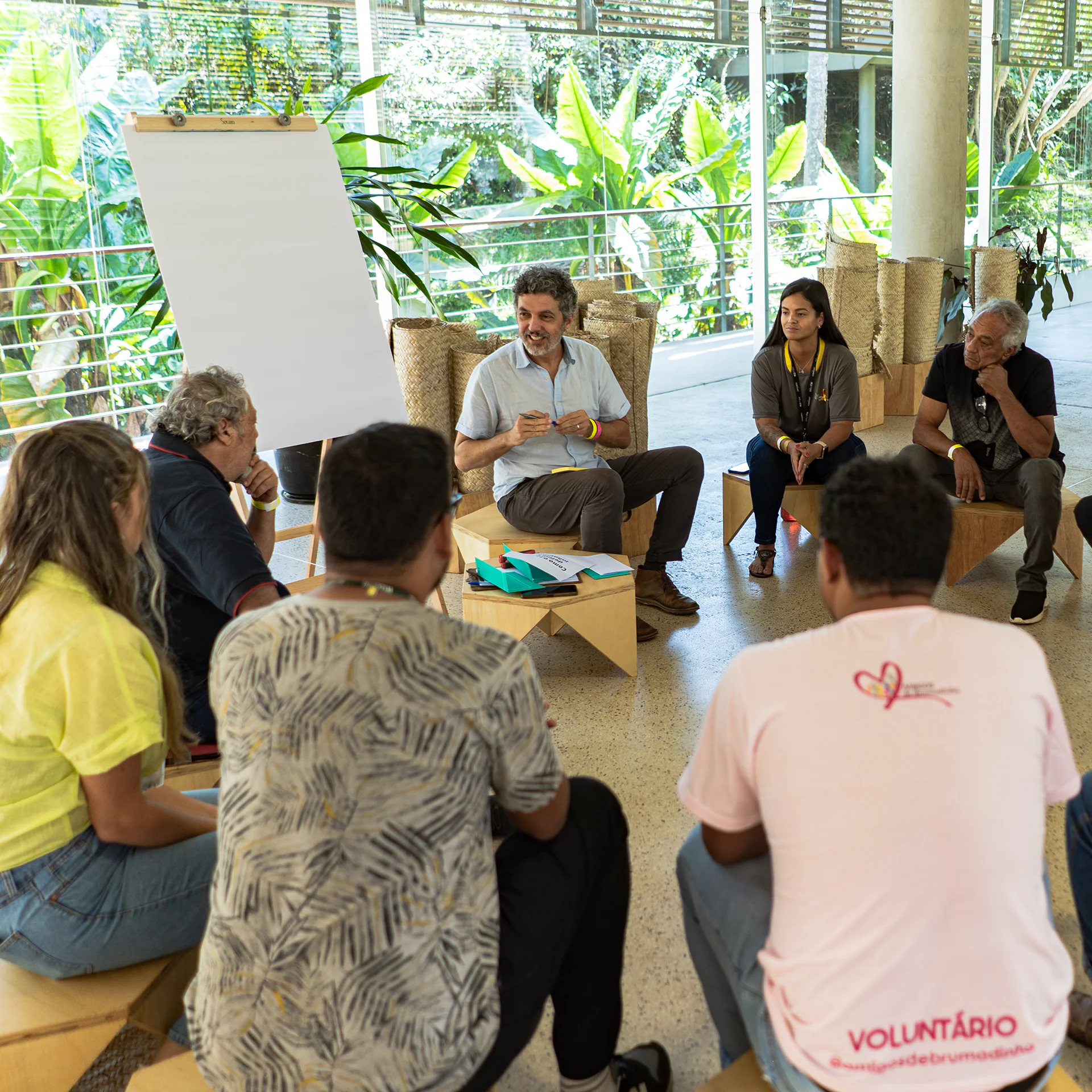 Em novembro, a diretoria de Educação traz para o Encontros com Inhotim a apresentação dos desafios e propostas para 2024 e 2025. Foto: Brendon Campos