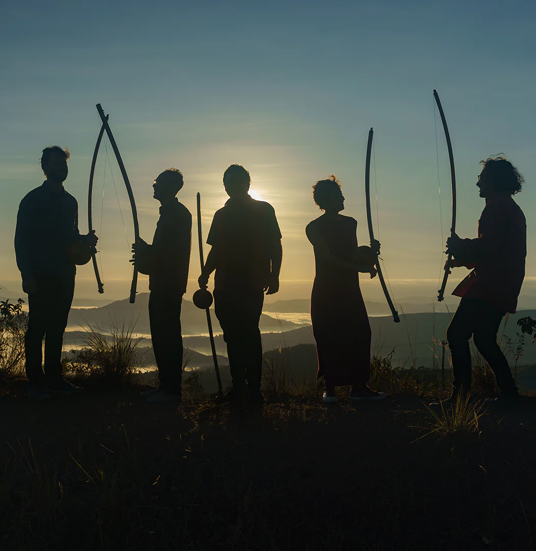 No "Concerto Didático: Berimbau em Cena", o Arcomusical Brasil apresenta repertório autoral, canções de capoeira e trilha ao vivo do curta “Ânima” (2023). Foto: Thiago Mourão.