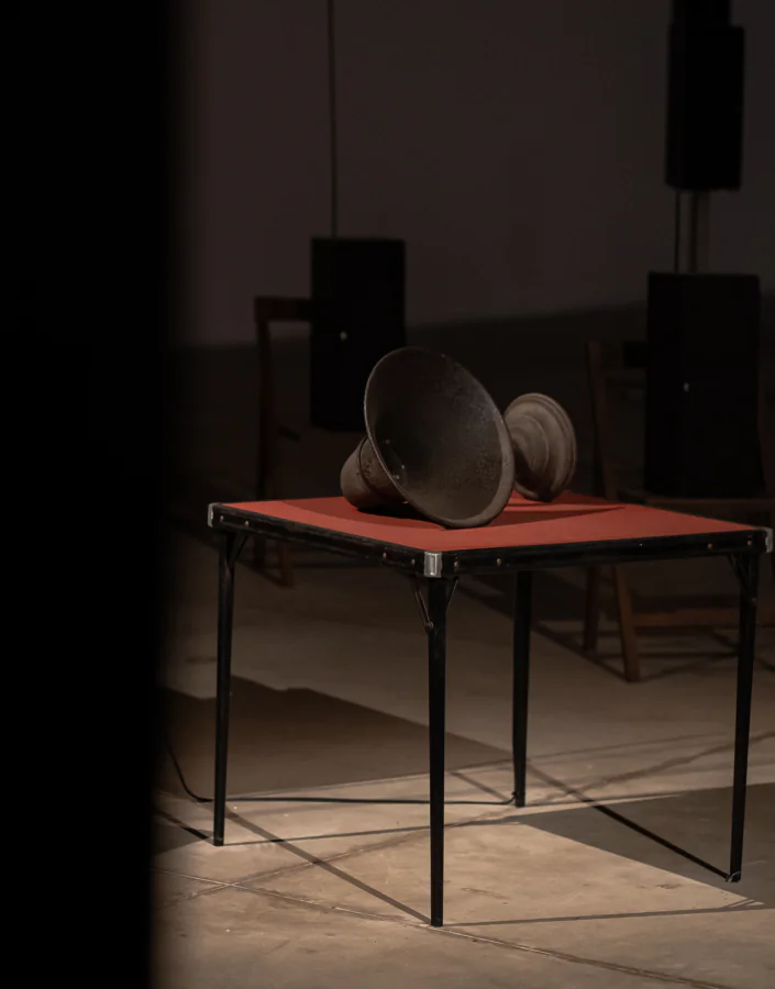 A icônica instalação de Janet Cardiff e Georges Miller retorna ao Inhotim. Foto: Marcela Christo.